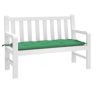 vidaXL Garden Bench Cushion Green 47.2"x19.7"x2.8" Oxford Fabric - 1 of 4