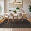 Lahome Farmhouse Area Rugs for Living Room Washable Dining Room Rug Neutral Braided Rubber Backed Mat Woven Absorbent Floor Carpet for Bedroom - 2 of 4