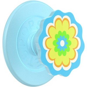 PopSockets Magnetic Cell Phone Grip & Stand with MagSafe Adapter Ring - Kaleidoscope Blue - 1 of 4