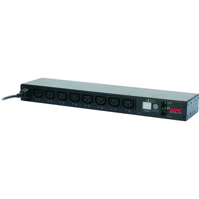 APC by Schneider Electric Rack PDU, Switched, 1U, 12A/208V, 10A/230V, (8)C13 - Switched - 1U - Rack Mount
