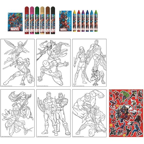 Marvel's Avengers Activity Bundle - Coloring Book, Markers, Pens