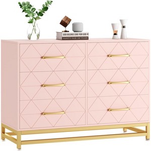 Jojoka Wooden Dresser for Bedroom, Dressers & Chest of Drawers with 3/4/6 Drawers can select, Wood nightstand for Storage and Organization - 1 of 4