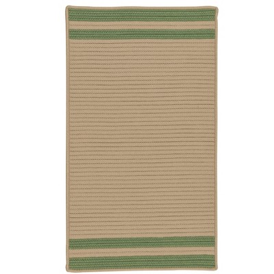 Colonial Mills Denali End Stripe Area Rug, 2x4, Moss Green