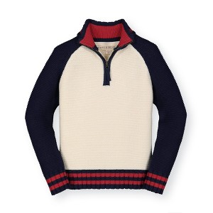 Hope & Henry Boys'  Half Zip Ski Sweater, Infant - 1 of 4