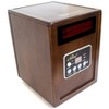 iLIVING Infrared Portable Space Heater with Dual Heating System, 1500W, Wooden Cabinet, Fan Forced, Dark Walnut - 4 of 4