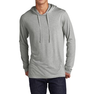 Mafoose Mens Soft and Color-Locking PosiCharge Tri-Blend Moisture-Wicking Long Sleeve Hoodie - 1 of 4