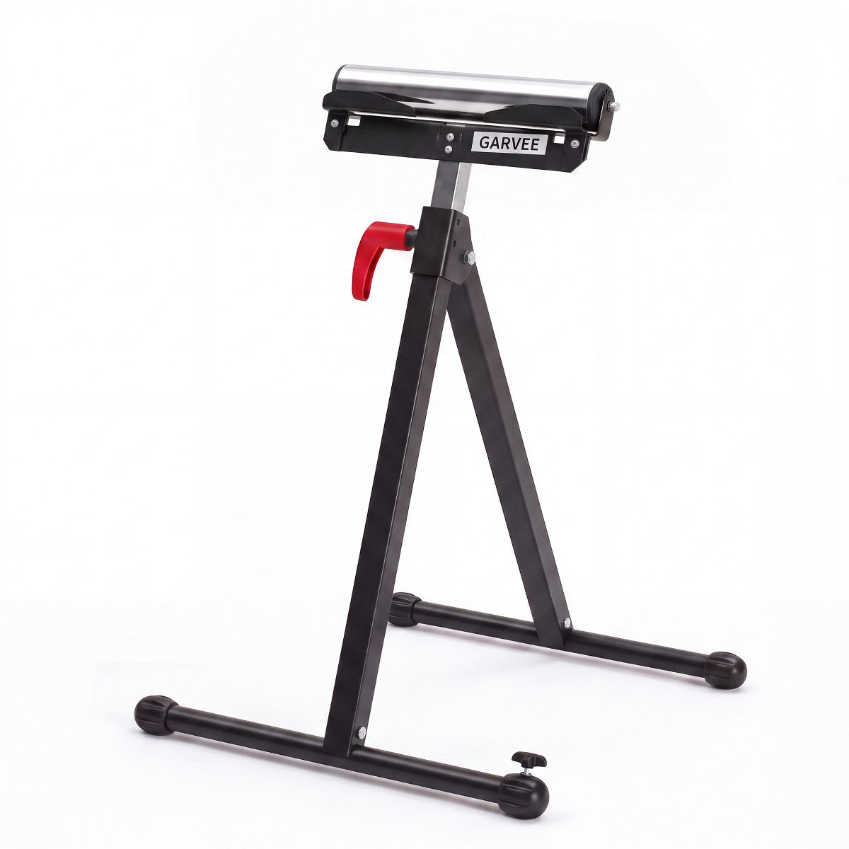 Folding Roller Stand, Heavy Duty 250 LBS Capacity Table Saw Outfeed Support, 27"-43" Adjustable Height for Woodworking & Metalworking, 1/2 Pack