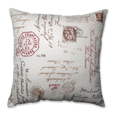 French Postale Throw Pillow Collection - Pillow Perfect