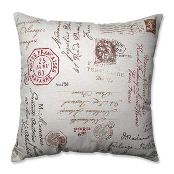 French Postale Throw Pillow Collection - Pillow Perfect