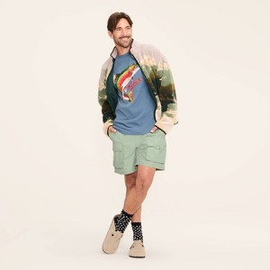 Adult Rainbow Trout Graphic Print Short Sleeve Crewneck T-Shirt - Woolrich x Target Blue - 1 of 4