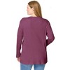 Woman Within Plus Size Two-Pocket Ribbed Cardigan - 3 of 4