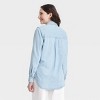 Women's Relaxed Fit Denim Button-Down Shirt - Universal Thread™ - 2 of 3