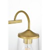 Elegant Lighting Avani 4 light Brass and Clear Bath Sconce - image 3 of 4