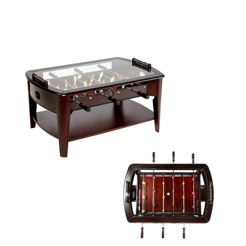 Barrington 42&#39;&#39; Foosball Durable Coffee Table with Tabletop Sports Soccer Balls, 2 of 10