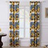 Sunflower Window Panel Blackout Curtain Pair 42" x 84" Gold by Barefoot Bungalow - 2 of 4