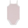 Ely's & Co. Baby Girls Cotton Bodysuits-Undershirts - 3  Pack, Pink Stripes, Floral Dot , and Butterfly - 2 of 4