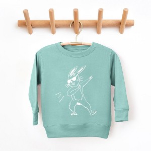 The Juniper Shop Dabbing Bunny Toddler Graphic Sweatshirt - 1 of 2