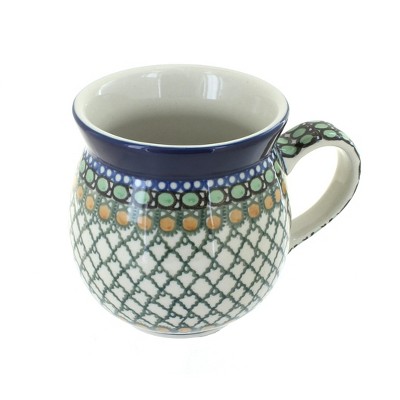 Blue Rose Polish Pottery Tranquility Bubble Mug