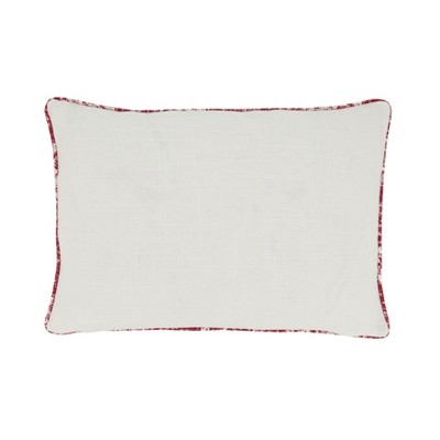 Seasonal Serenity Noel Rectangular Cotton Throw Pillow
