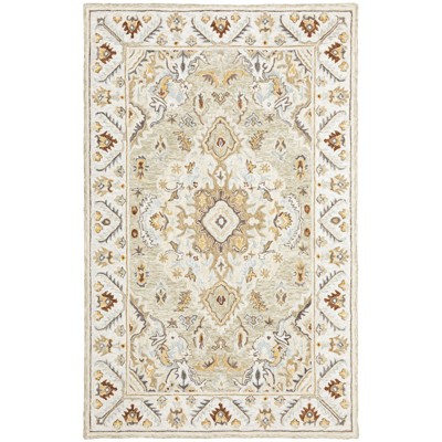 Oriental Weavers Alfresco 28403 Ivory/ Beige Indoor Area Rug - 5' x 8'