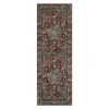 Area Rugs: Washable Non-Slip Floral Vintage Carpet, Foldable Low Pile Stain Resistant Rugs for Hallway, Living Room, Bedroom, Home, Camel - 2 of 4