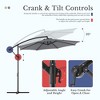 JIONJOY 10ft Cantilever Patio Umbrella - 90° Auto-Tilt, 8 Steel Ribs & UPF 50+ Sun Protection, Waterproof Outdoor Market Umbrella with Cross Base - 3 of 4
