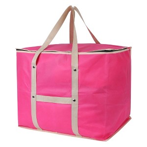 REGALWOVEN Foldable Organizer Zipper Storage Bags with Handles - 1 of 4