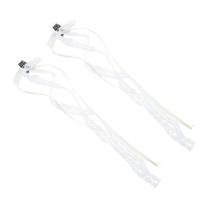Unique Bargains Lace Ribbon Bow Hair Clip 2 Pcs - 1 of 4