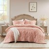 ChicFurnit Bedding Set Elegant Floral Comforter Set with Jersey Knit Softness for Year Round Comfort, Pink, 13.78"*17.72"*6.69" - 2 of 4