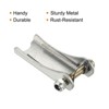 Unique Bargains Towing Receiver Hitch for Clevis Trailer Replacement Hooks Latch Silver Tone 2 Pcs - 4 of 4