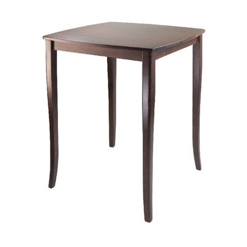 Inglewood High Table Curved Top Wood/Walnut - Winsome - image 1 of 4
