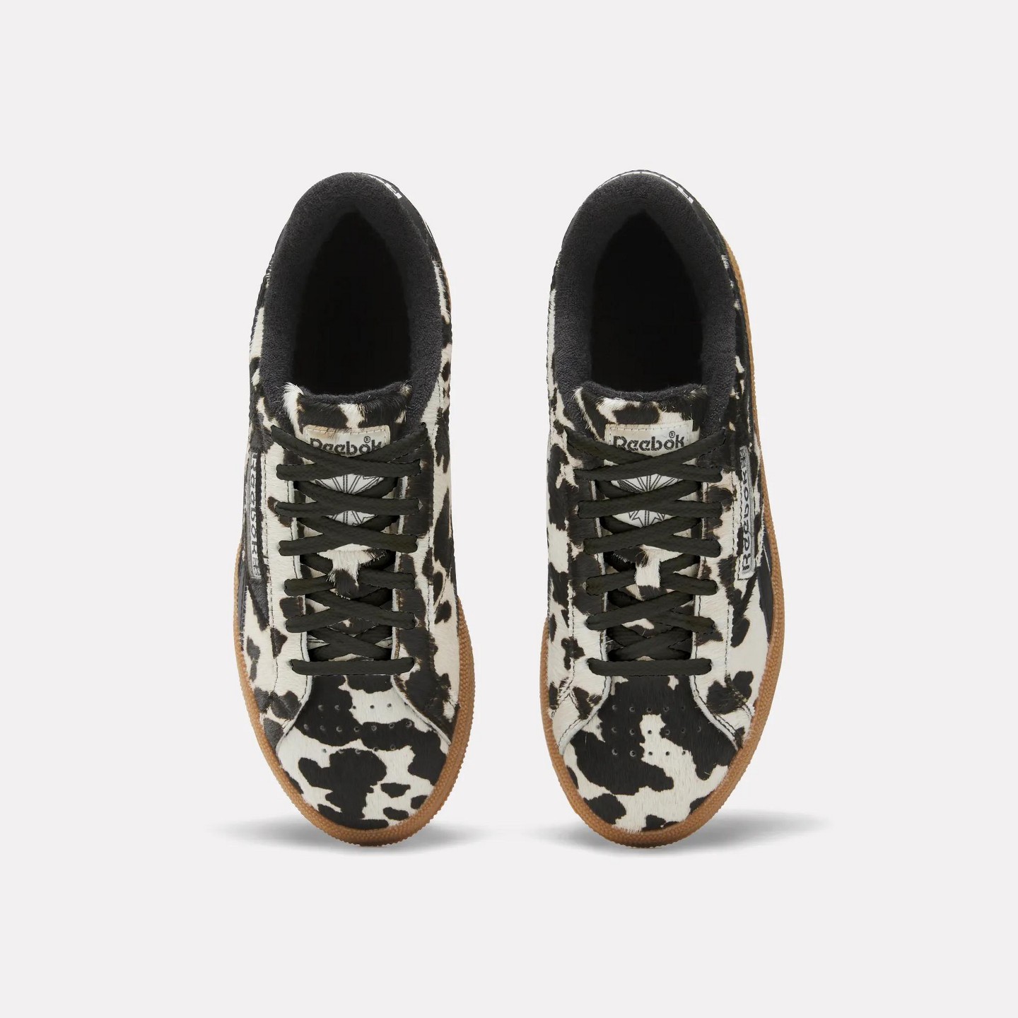 Женские кроссовки Reebok Club C Grounds UK Shoes Size 11 Cow/Black/Chalk, цвет: Чёрный — фото 2