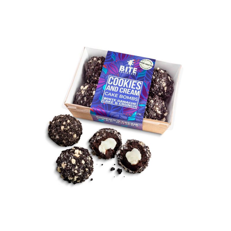 BITE Bakehouse Four Layer Cookies and Cream Cake Bombs - 6ct, 4 of 5