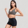 Anna-Kaci Swim Women's Twist Front Bikini Top and High Waist Swim Shorts Set with Supportive Wide Straps and Soft Stretch Fit - 3 of 4