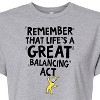 Women's - Dr. Seuss - Life Great Balancing Act Cropped Graphic T-Shirt - 2 of 4