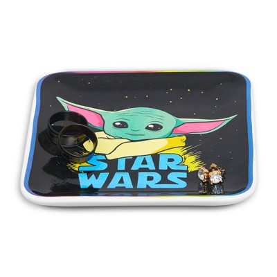 Disney Star Wars Grogu Ceramic Trinket Tray Jewelry Ring Holder Gift Dish