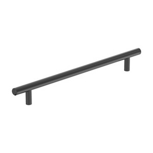 Amerock Bar Pulls 8-13/16 inch (224mm) Center-to-Center Matte Black Cabinet Pull - 1 of 4