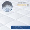 Aoibox Cot Size Waterproof Quilted Mattress Pad Protector Absorbent Fitted Cover Soft Breathable 31 x 75 - 2 of 4