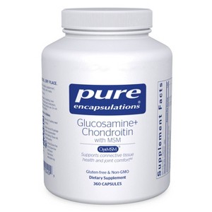 Pure Encapsulations Glucosamine Chondroitin with MSM - Supplement to Support Cartilage, Connective Tissue, and Joint Health - 360 Capsules - 1 of 4