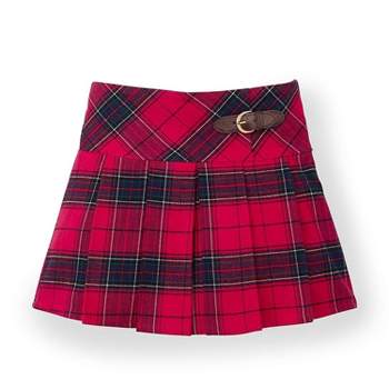Hope & Henry Girls' Ponte Pleated Uniform Skort, Toddler, 3 : Target