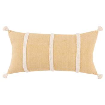 14"x26" Oversized Farmhouse Craft Lumbar Throw Pillow - Rizzy Home