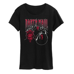 Women's - Star Wars - Darth Maul Collage Short Sleeve Graphic T-Shirt - 1 of 4