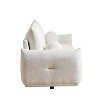 NicBex Couches for Living Room 90" Loveseat Sofa Couch Lamb's Wool Upholstered 2-seater Sofa with 2 Cushions and 2 Ball Pillows - image 2 of 4