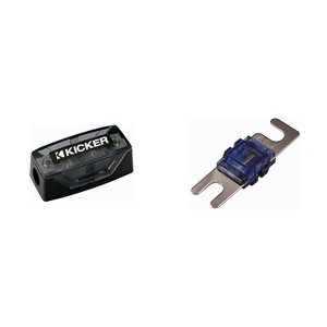 Kicker 60 Amp AFS Fuse and Fuse Holder Bundle - 46FHS & 46AFS60 - 1 of 4