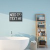 Stupell Industries Text Me for TP Rustic Inspired Bathroom Sign - 2 of 4