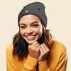 Dalix Mushroom Frog Embroidered Beanie Hat Cotton Cute Winter Fall Cap Womens - 3 of 4