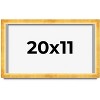 PosterPalooza | Minimalist Shadow Box Gold Picture Frame - UV Acrylic, Backing Board, Hanging Hardware - 2 of 4