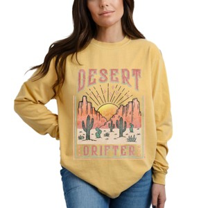 Simply Sage Market Vintage Desert Drifter Garment Dyed Long Sleeve - 1 of 4