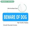 Unique Bargains Indoor Outdoor Yard Home Acrylic Self-adhesive Durable Beware of Dog Sign 3x9 Inch - 2 of 4
