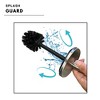 Evideco French Home Goods Square Metal Toilet Brush and Holder Sturdy Handle, Splash Guard, Removable Inner Protection - 4 of 4